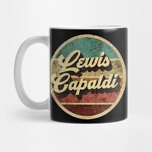 Tanatoraja, circle retro faded Lewis Capaldi Mug